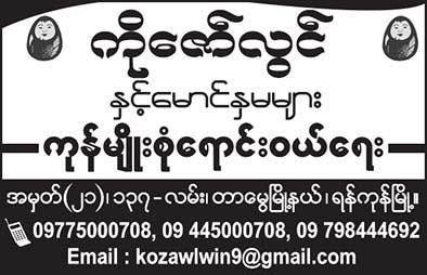 Ko Zaw Lwin and Sablins