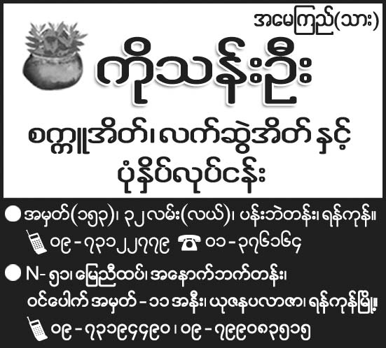 Ko Than Oo (Amay Kyi Sons)