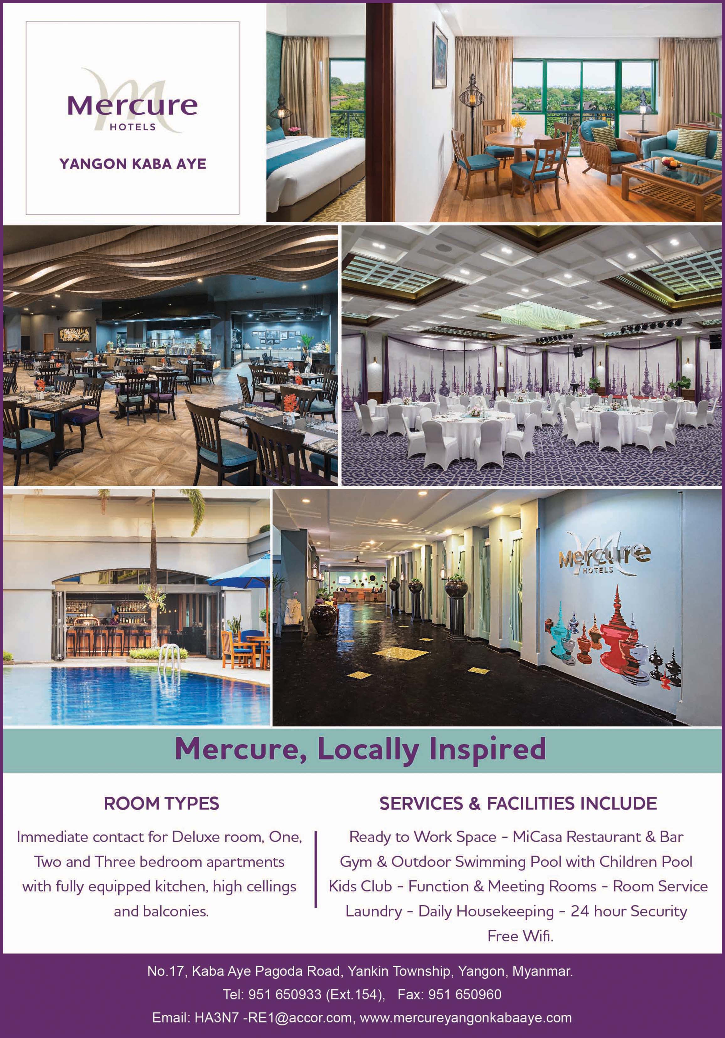 Mercure Hotels Yangon Kaba Aye